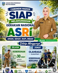 ASRI: Aman, Sehat, Rapi, Indah